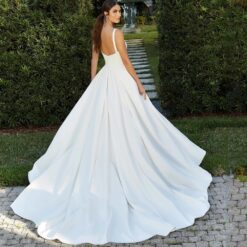 Robe De Mariée Col Carré