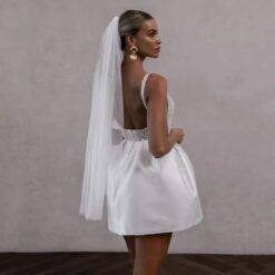 Robe Courte De Mariée image 5 | Soirée Blanche Robe Courte De Mariée