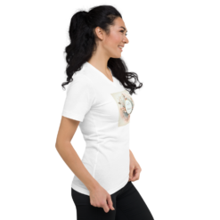 t-shirt col V Juste Mariée