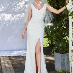 Robe Blanche Maxi Courte Devant image 7 | Soirée Blanche