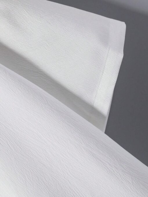 Ensemble Blanc Homme Chemise & Pantalon  À Cordon (Sans T-Shirt) – Image 5