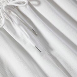 Ensemble Blanc Homme Chemise & Pantalon À Cordon (Sans T-Shirt) image 16 | Soirée Blanche Ensemble Blanc Homme Chemise & Pantalon À Cordon (Sans T-Shirt) image 15 | Soirée Blanche