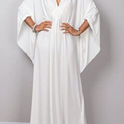 Caftan Longue Unisexe pour Femmes image 11 | Soirée Blanche