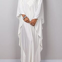 Caftan Longue Unisexe pour Femmes image 15 | Soirée Blanche