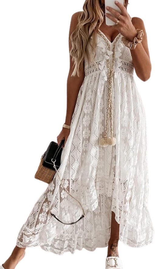 Robe Dentelle Blanche – Image 2