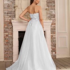 Robe De Mariée Bustier Grande Taille image 19 | Soirée Blanche