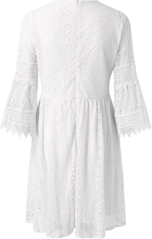 Robe Été Dentelle Blanche – Image 6