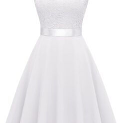 Robe Blanche Dentelle 2025 image 9 | Soirée Blanche
