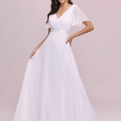 Robe Cocktail Mariage Blanche image 19 | Soirée Blanche