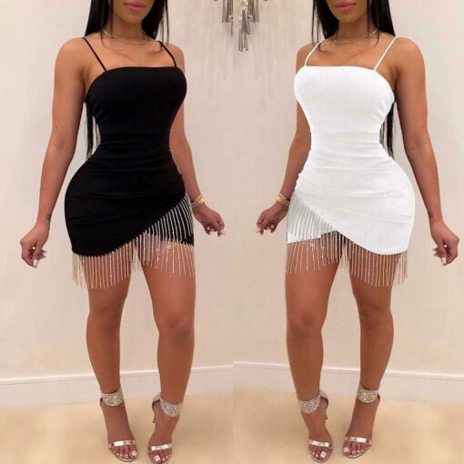 Robe De Soirée Courte Blanche – Image 5
