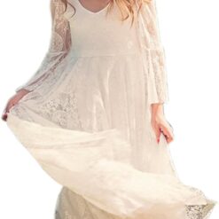 Robe Boheme Blanche Fille image 10 | Soirée Blanche