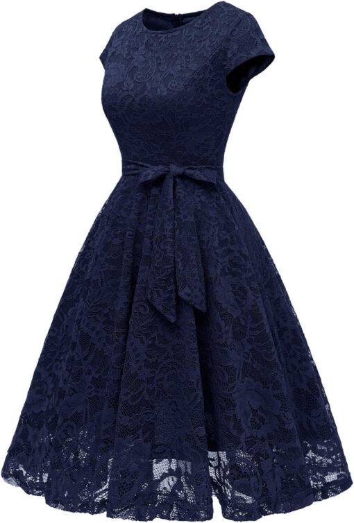 Robe De Mariée Simple Courte Blanche – Image 7