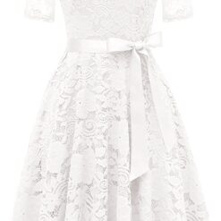 Robe De Mariée Courte Grande Taille Blanche image 15 | Soirée Blanche