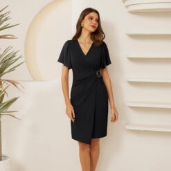 Robe de Mariée Courte Fluide Et Chic Blanche image 12 | Soirée Blanche Robe de Mariée Courte Fluide Et Chic Blanche image 11 | Soirée Blanche