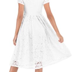 Robe De Mariée Courte Devant Avec Traine image 21 | Soirée Blanche