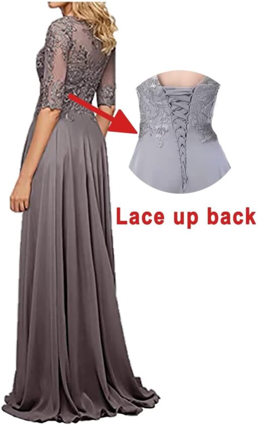 Robe De Mariée Rétro Blanche – Image 4