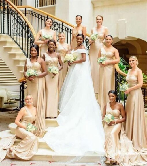 Robe de Mariée Sirène Sexy à double bretelles – Image 6