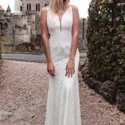 Robe de mariée sirène brodée et perlée image 19 | Soirée Blanche