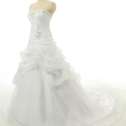 Robe De Mariée Bustier Princesse Blanche image 11 | Soirée Blanche