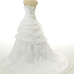 Robe De Mariée Bustier Princesse Blanche image 13 | Soirée Blanche