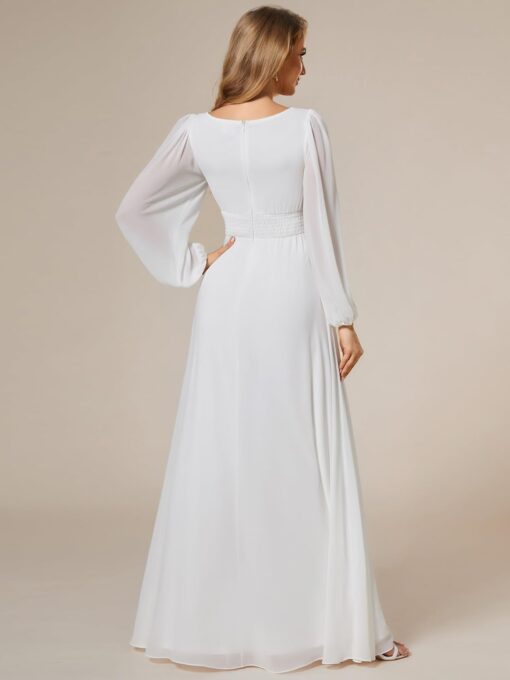 Robe De Mariée Princesse A Traîne En Dentelle – Image 3
