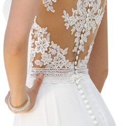 Robe De Mariée Princesse Scintillante Blanche image 8 | Soirée Blanche