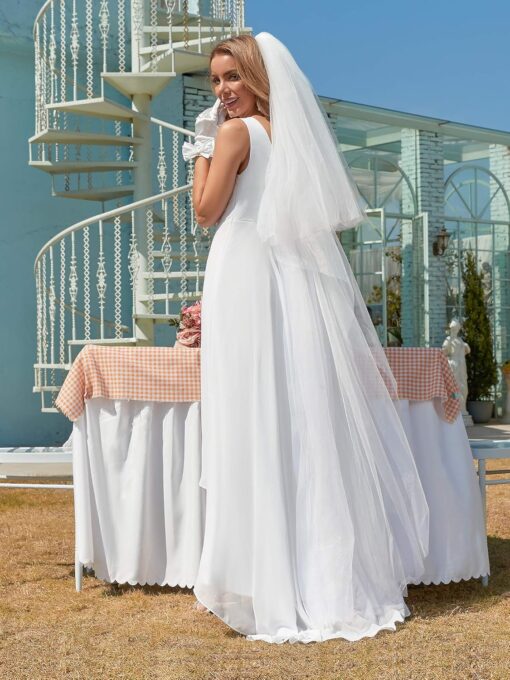 Robe De Mariée Epaule Dénudée – Image 8