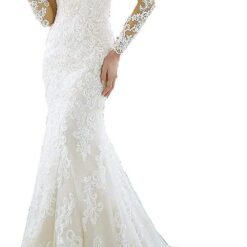 Robe De Mariée Princesse Col V image 5 | Soirée Blanche