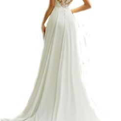Robe de mariée moderne en dentelle florale bohème image 12 | Soirée Blanche Robe de mariée moderne en dentelle florale bohème image 11 | Soirée Blanche