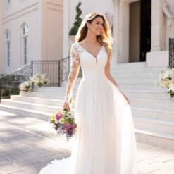 Robe De Mariée Dentelle Bohème Chic image 8 | Soirée Blanche