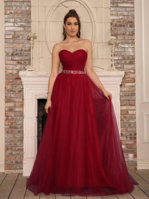 Robe De Mariée En Dentelle A Encolure – Image 5