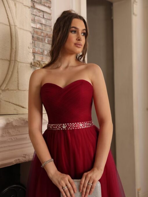 Robe De Mariée En Dentelle A Encolure – Image 8
