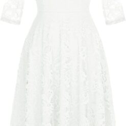 Robe De Mariée Courte Avec Traîne image 8 | Soirée Blanche