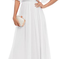 Robe De Mariée Simple Fleurie image 10 | Soirée Blanche Robe De Mariée Simple Fleurie image 9 | Soirée Blanche