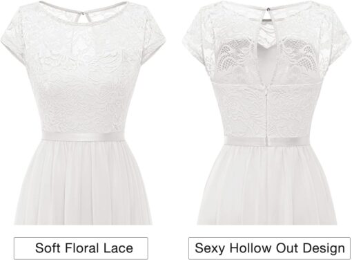 Robe Blanche Mariage Civil – Image 6