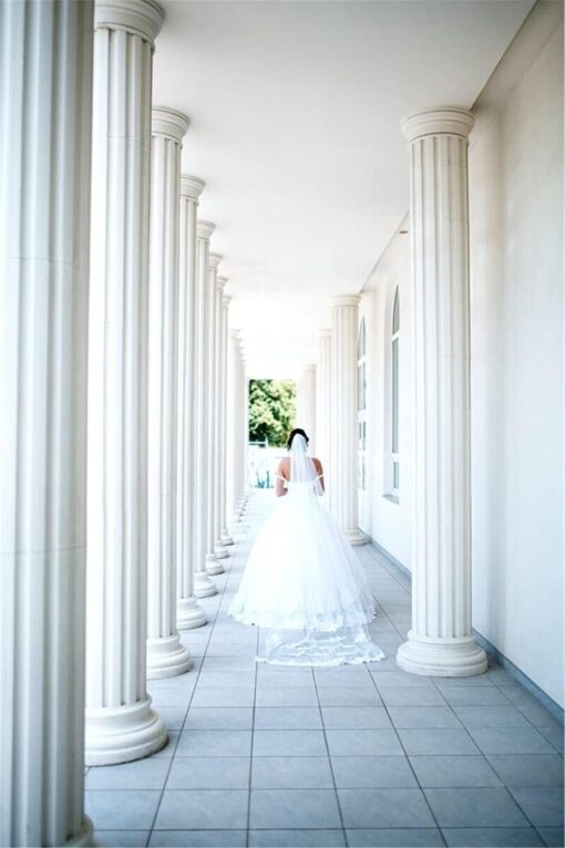 Robe De Mariée Bohème Dentelle Blanche – Image 5