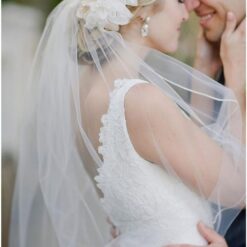 Robe de mariée simple à motifs floraux pailletés image 13 | Soirée Blanche