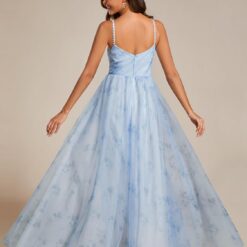 Robe De Mariée Fendue Avec Col V En Satin image 10 | Soirée Blanche