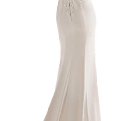 Robe De Mariée Manches Longues Dos Nu Blanche image 9 | Soirée Blanche Robe De Mariée Manches Longues Dos Nu Blanche image 8 | Soirée Blanche