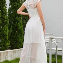 Robe De Cocktail Longue Blanche image 11 | Soirée Blanche Robe De Cocktail Longue Blanche image 10 | Soirée Blanche