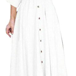 Robe Longue Blanche Manche Longue image 5 | Soirée Blanche