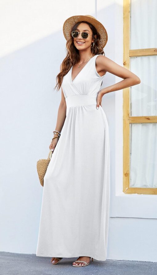 Robe Longue Blanche Cocktail – Image 3