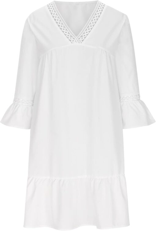 Robe Boheme Blanche Mariage – Image 4
