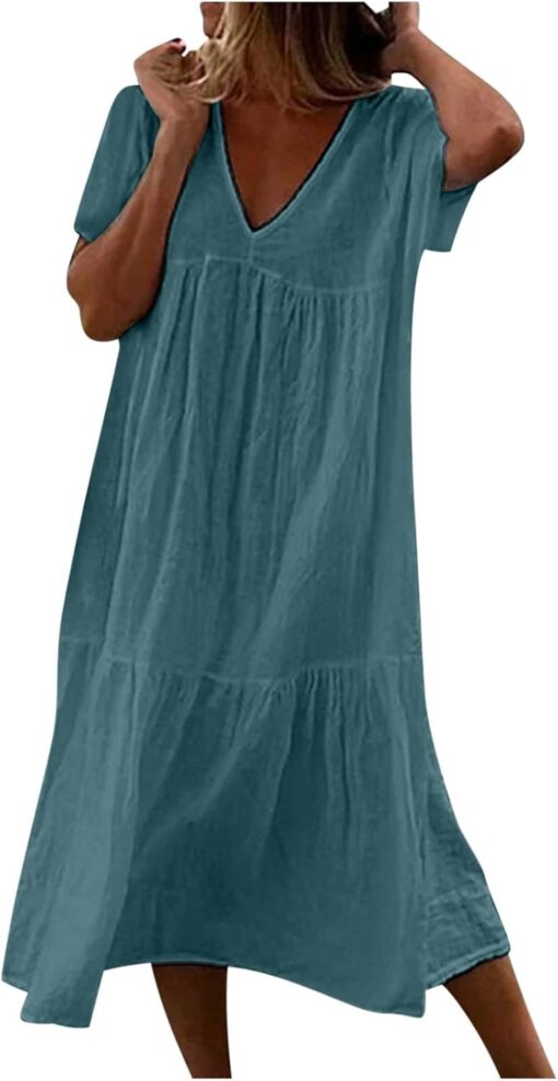 Robe D Été Blanche Boheme – Image 2