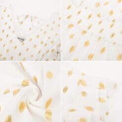 Robe Blanche Mousseline Courte image 13 | Soirée Blanche