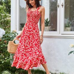 Robe Cocktail Blanche Et Rouge image 11 | Soirée Blanche