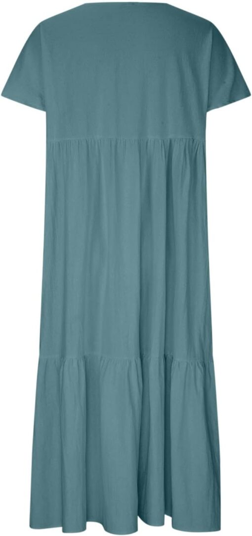 Robe Boheme Blanche Manche Longue – Image 6