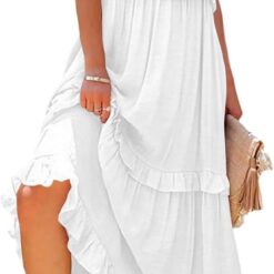 Robe Blanche Évasée Longue image 18 | Soirée Blanche