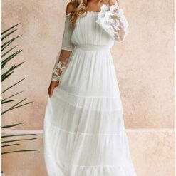 Robe De Soirée Longue Bustier Blanche image 15 | Soirée Blanche