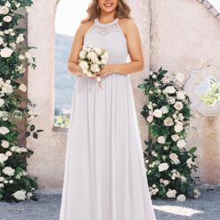 Robe De Soirée Longue Dentelle Blanche image 19 | Soirée Blanche